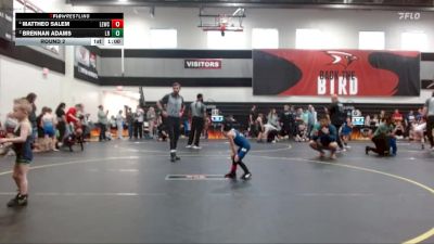 40 lbs Round 2 - Brennan Adams, LWC: Raiders vs Mattheo Salem, Legacy Elite Wrestling Club