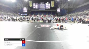 182 lbs Rnd Of 64 - Brice Henry, Missouri vs Logan McClellan, Ohio