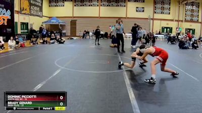 100 lbs Round 3 (10 Team) - Brady Genard, Diddy Elite vs DOMINIC PICCIOTTI, South Side WC