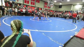 138 lbs Round Of 16 - Hailey Rhode, Hulbert High School vs Sam Harding, Woodland Girls