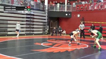 126 lbs Quarterfinal - Everett Kahn, Iowa City, Liberty vs Parker Johns, Dubuque Hempstead