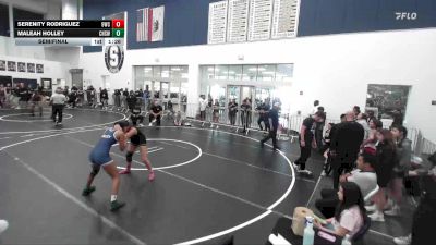 140 lbs Semifinal - Maleah Holley, Chaparral High School Wrestlin vs Serenity Rodriguez, 951 Wrestling Club