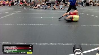 144 lbs Semis (4 Team) - Raul Rodriguez, Team Gotcha vs Joshua Hickman, Whitted Trained Legacy