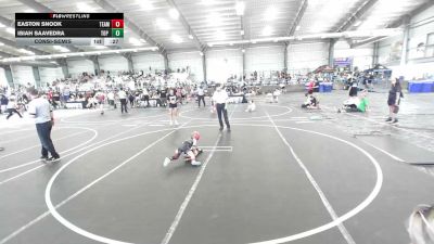 43 lbs Consolation - Easton Snook, Team Real Life vs Isiah Saavedra, Top Rank Hammers