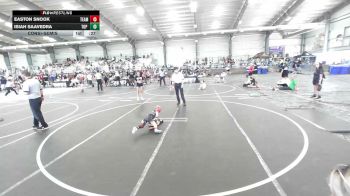 43 lbs Consolation - Easton Snook, Team Real Life vs Isiah Saavedra, Top Rank Hammers