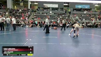 95 lbs Cons. Round 2 - Jax Wilson, Moyer Elite vs Colt Jedlicka, Sebolt Wrestling Academy