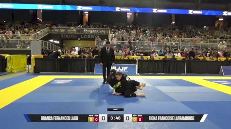 Fiona Francoise Laframboise vs Branca Fernandes Lago 2025 Pan Kids Jiu-Jitsu IBJJF Championship