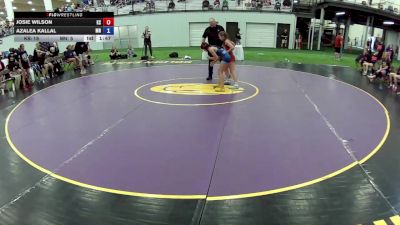 105 lbs Josie Wilson, Kansas vs Azalea Kallal, Minnesota
