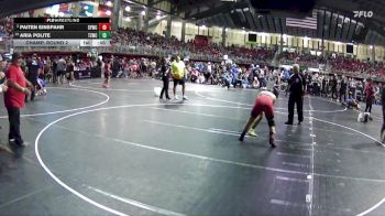 126 lbs Champ. Round 2 - Aria Polite, Team Zapas Wrestling Club vs Paiten Einspahr, Sutherland Youth Wrestling Club