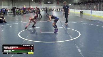 75 lbs Cons. Round 3 - Kenlynn Nau, Beaverton WC vs Sierra Streeter, Cedar Springs WC