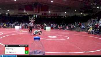 120 lbs Cons. Round 2 - Aidan Moreno, Valparaiso vs Tobias Bowling, Purdue Polytech