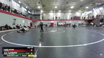 125 lbs Cons. Round 5 - Guy Clevenger, Central Oklahoma vs Luke Acuna, Ashland