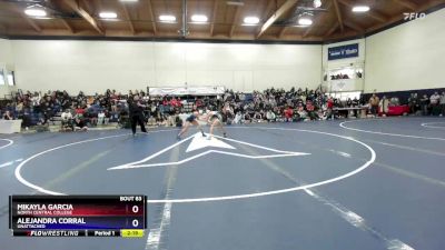 117 lbs Quarterfinal - Alejandra Corral, Unattached vs Mikayla Garcia, North Central College