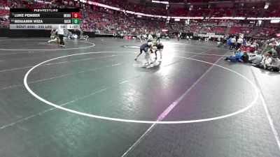 165 lbs Champ. Rd Of 16 - Luke Pember, Menomonie vs Benjamin Wiza, Oak Creek