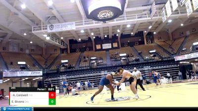 285 lbs Cons. Semi - Anthony Caldwell, Fort Hays State vs Emmett Bivens, Carl Albert State