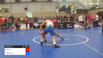 74 kg Round Of 16 - Kolby Ho, George Mason vs Taylor Brown, West Point RTC