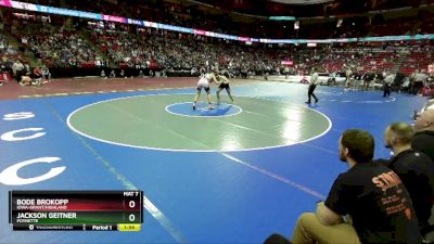 D3-215 lbs Quarterfinal - Bode Brokopp, Iowa-Grant/Highland vs Jackson Geitner, Poynette