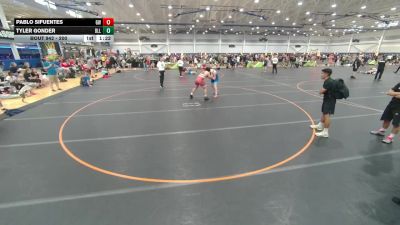 200 lbs Champ. Round 1 - Tyler Gonder, Barn LLC vs Pablo Sifuentes, Gladiator Wrestling