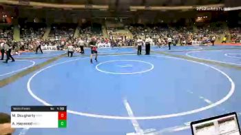 142 lbs Semifinal - McKinsey Dougherty, Chickasha vs Ali Haywood, Wilburton Takedown Club