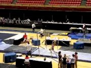 Nastia Liukin 2009 US Classic UB Dismount Warmup