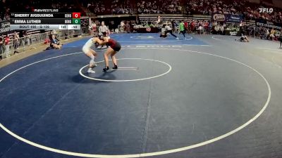 G 126 lbs Cons. Round 4 - Sherry Jugsuijinda, Central - B.R. Girls vs Emma Luther, Benton Girls