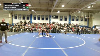 157 lbs Semifinal - Michael Boulanger, Milford vs Sean Callanan, Wakefield