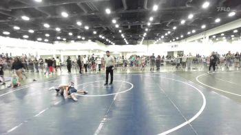 46 lbs Round Of 16 - Easton Saltenberger, Patriot Mat Club vs Devynee Cruz, Pounders WC