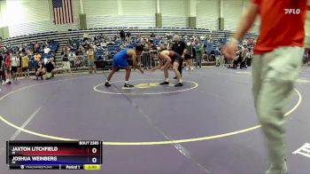 165 lbs Cons. Semi - Jaxton Litchfield, IN vs Joshua Weinberg, MI