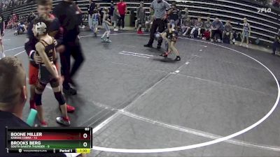 60 lbs Round 4 (6 Team) - Boone Miller, Kansas Cobra vs Brooks Berg, South Dakota Thunder