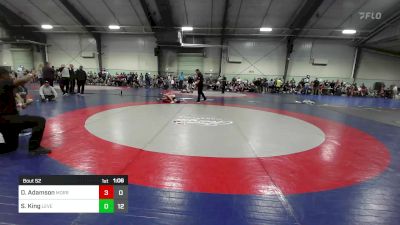 80 lbs Semifinal - David Reece Adamson, Morris Fitness Wrestling Club - (A) vs Slater King, Level Up Wrestling Center