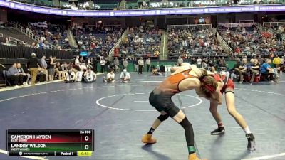 2A 106 lbs Cons. Round 1 - Cameron Hayden, East Surry vs Landry Wilson, West Wilkes