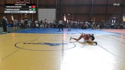 113 lbs Round Of 16 - John Blocksidge, Salem Nh Highschool Doughboys Lwll Ma vs Nathan Jacoby, Legion Wrestling Academy