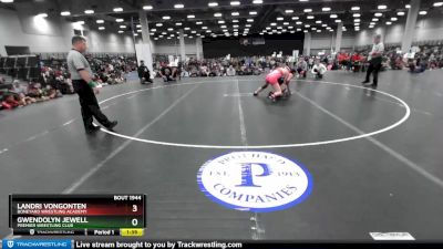 135 lbs 1st Place Match - Landri VonGonten, Boneyard Wrestling Academy vs Gwendolyn Jewell, Premier Wrestling Club