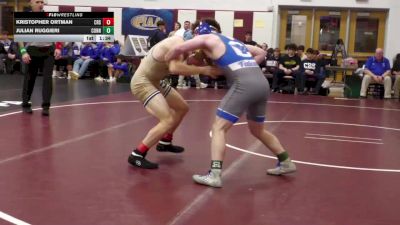 152 lbs Qtr-finals - Kristopher Ortman, Council Rock South vs Julian Ruggieri, Connellsville Area