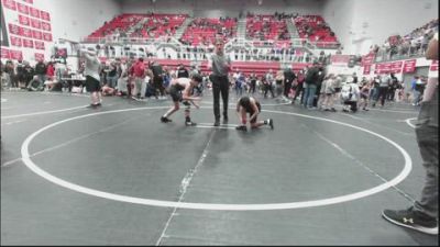 80-84 lbs Rr Rnd 1 - Luis Lopez, OKC Saints Wrestling vs Logan Witten, Cowboy Wrestling Club