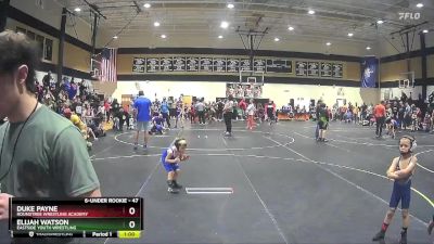 47 lbs Semifinal - Duke Payne, Roundtree Wrestling Academy vs Elijah Watson, Eastside Youth Wrestling