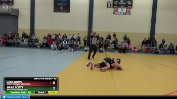 90 lbs Round 5 - Jack Bowe, Crass Trained Wrestling vs Brae Scott, Worthington Trojans