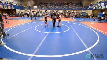 64 lbs Semifinal - Ryker Dawes, Keystone Kids vs Jude Oliphant, Dark Cloud Wrestling Club