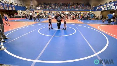 64 lbs Semifinal - Ryker Dawes, Keystone Kids vs Jude Oliphant, Dark Cloud Wrestling Club