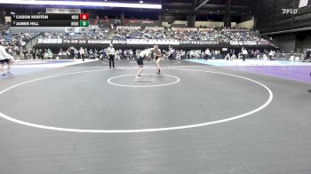 215 lbs Cons. Round 3 - Cason Horton, Newton HS vs James Hill, Hutchinson HS