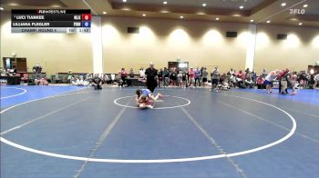87 lbs Champ. Round 4 - Luci Tiankee, New Jersey vs Lilliana Flegler, Pennsylvania