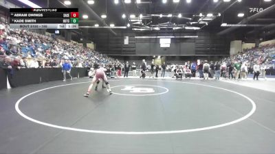 165 lbs Quarterfinal - Kade Smith, Hutchinson vs Abram Owings, Salina-Central