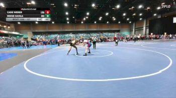 157 lbs Cons. Round 3 - Cade Weber, Lebanon vs Reese Davila, Edison