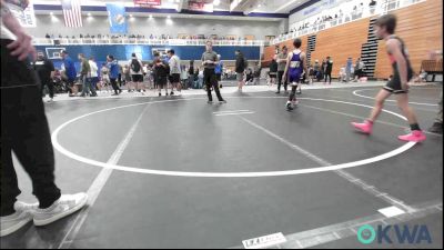 73 lbs Semifinal - Hendrix Henley, Chickasha Youth Wrestling vs Ames Kavalier, Cowboy Wrestling Club