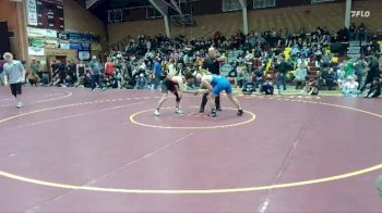 157 lbs Champ. Round 2 - Hudson Haymore, Buena vs Caden Woodall, Morenci High School