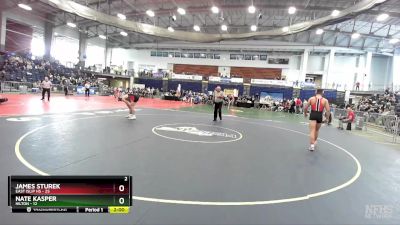 215 lbs Round 2 (3 Team) - Nate Kasper, Hilton vs James Sturek, East Islip HS