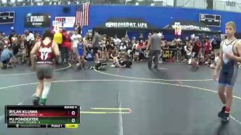 101 lbs Round 5 (6 Team) - Rylan Kujawa, Untouchables Purple vs MJ Poindexter, Steel Valley Psychos