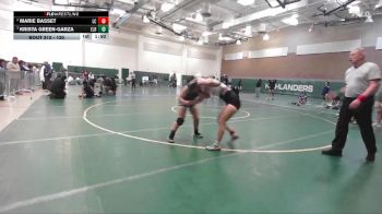 130 lbs Semifinal - Krista Green-Garza, El Rancho vs Marie Basset, La Cañada