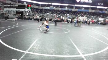 100 lbs Consi Of 8 #1 - Beckett Johansen, St. Paul Youth Wrestling vs Jaxon Kimbrell, Team Northstars