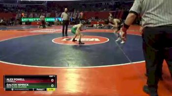 1 lbs Cons. Round 2 - Dalton Nimrick, Rock Island (Alleman) vs Alex Powell, Litchfield